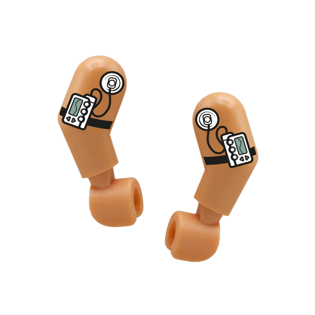 Insulin Pump - Custom Design Minifigure Arm - Image 13
