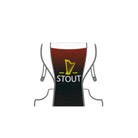 Irish Stout Tee Under Hoodie - Custom Design Minifigure Torso - Image 32
