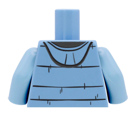 Jacket Over Cable Knit Jumper - Custom Design Minifigure Torso - Image 36