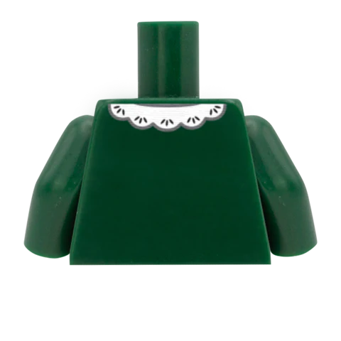 Jumper Over Lace Collar Shirt - Custom Design Minifigure Torso - Image 49