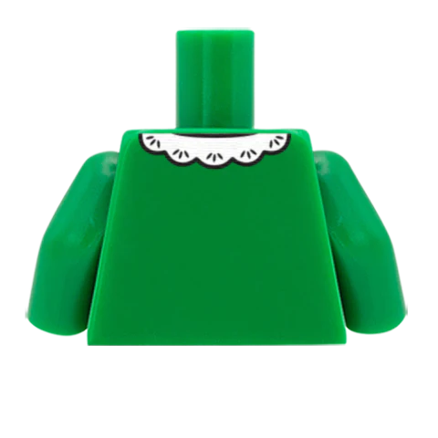 Jumper Over Lace Collar Shirt - Custom Design Minifigure Torso - Image 54