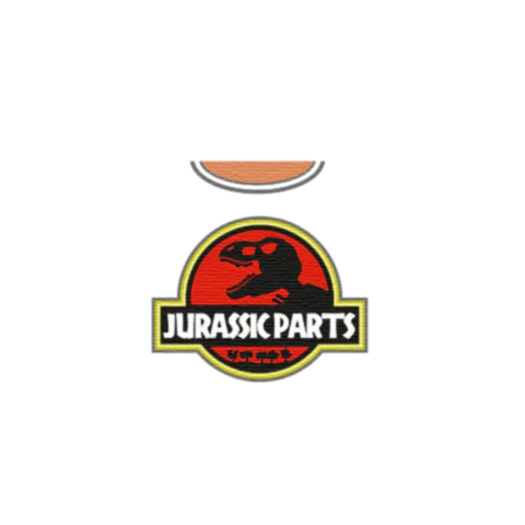 Jurassic Parts Graphic T-Shirt - Custom Design Minifigure Torso - Image 36