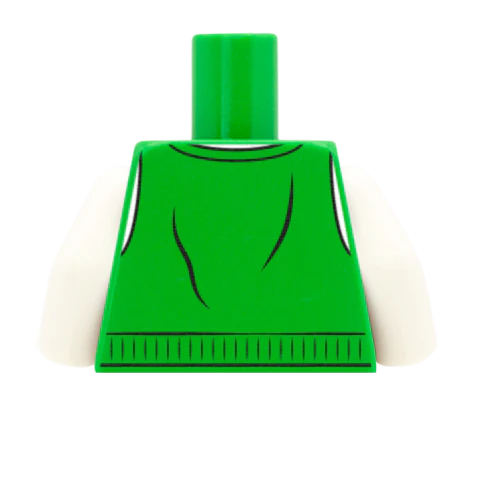 Knit Waistcoat - Custom Design Minifigure Torso - Image 37