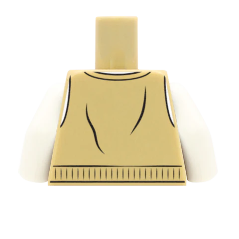 Knit Waistcoat - Custom Design Minifigure Torso - Image 49