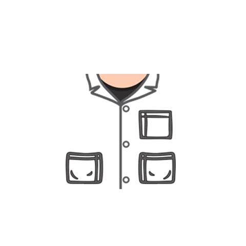 Lab Coat - Custom Design Minifigure Torso - Image 33