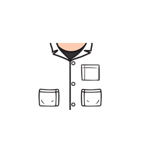 Lab Coat - Custom Design Minifigure Torso - Image 34