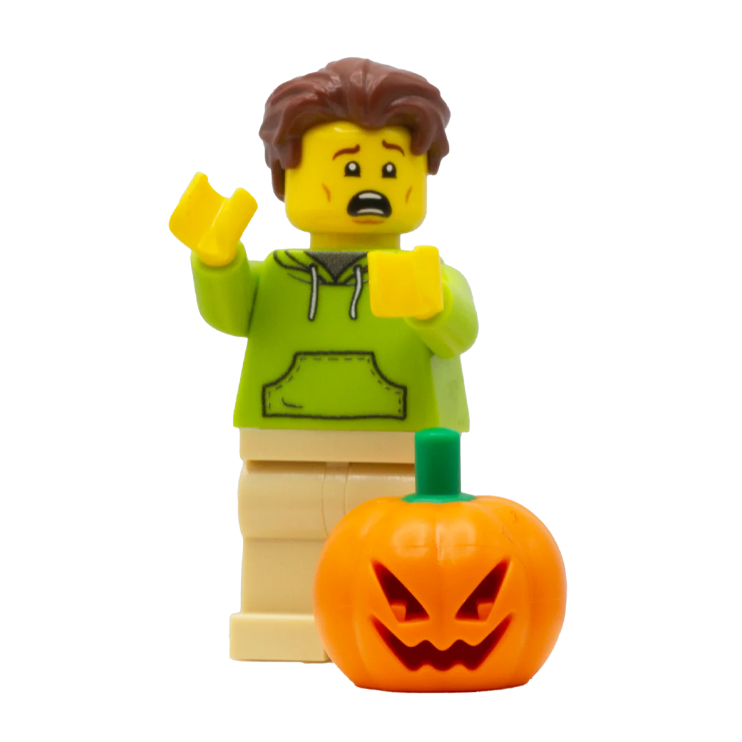 Large Hollow Pumpkin - Custom Printed Minifigure Accessory - Image 4