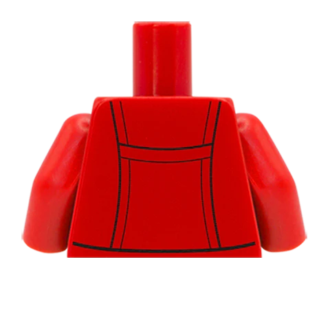 Leather Corset Under Jacket - Custom Design Minifigure Torso - Image 66