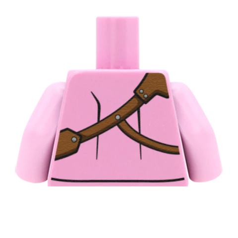 Leather Strap Over Shirt - Custom Design Minifigure Torso - Image 63