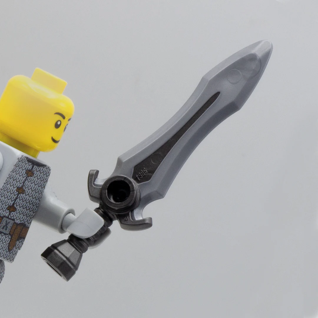 LEGO Broad Hero Sword - Minifigure Accessory (Plastic Toy) - Image 2