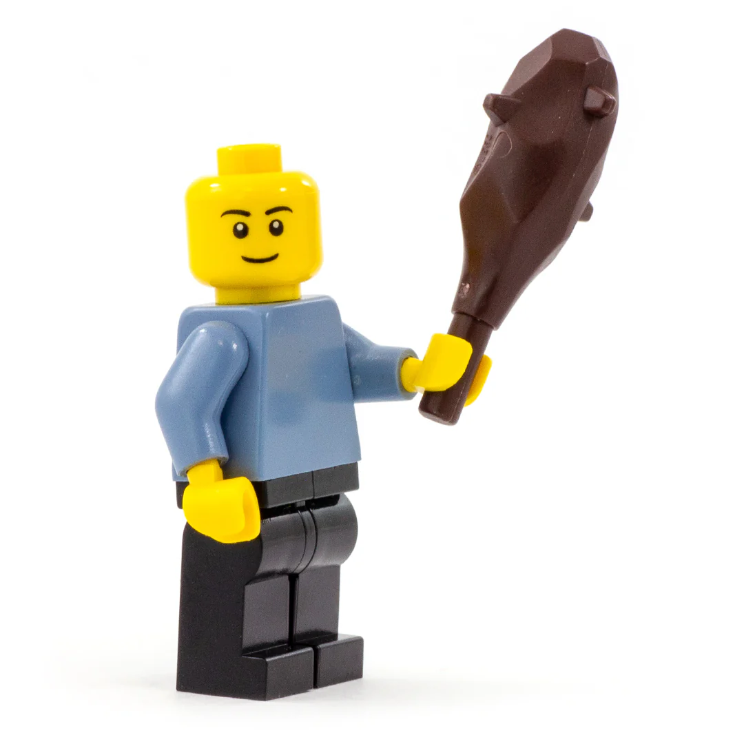 LEGO Wooden Club - Minifigure Accessory (Plastic Toy) - Image 2