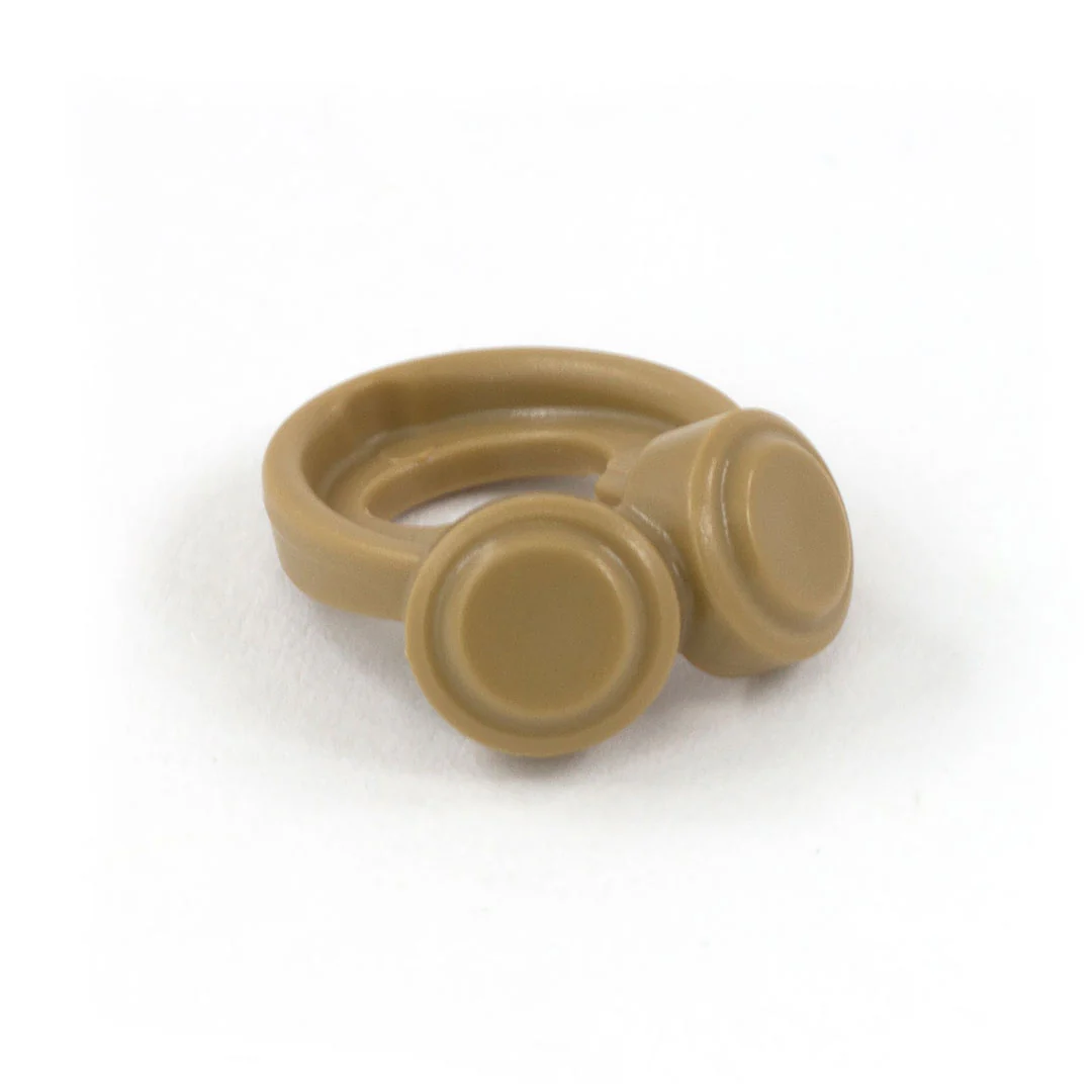 LEGO Dark Tan Headphones for Round the Neck - Minifigure Accessory