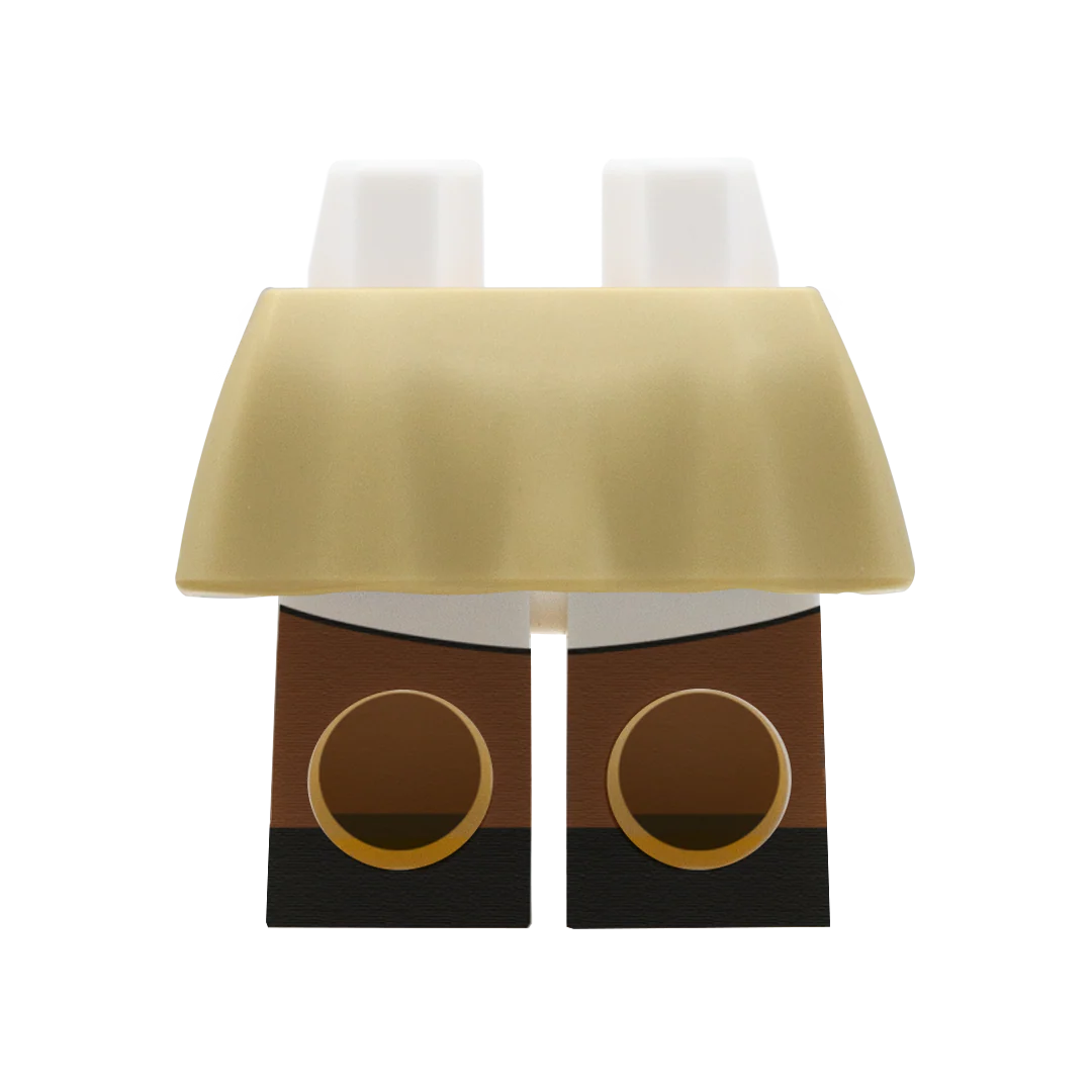 LEGO Light Tan Skirt With Shorts - Minifigure Skirt - Image 10