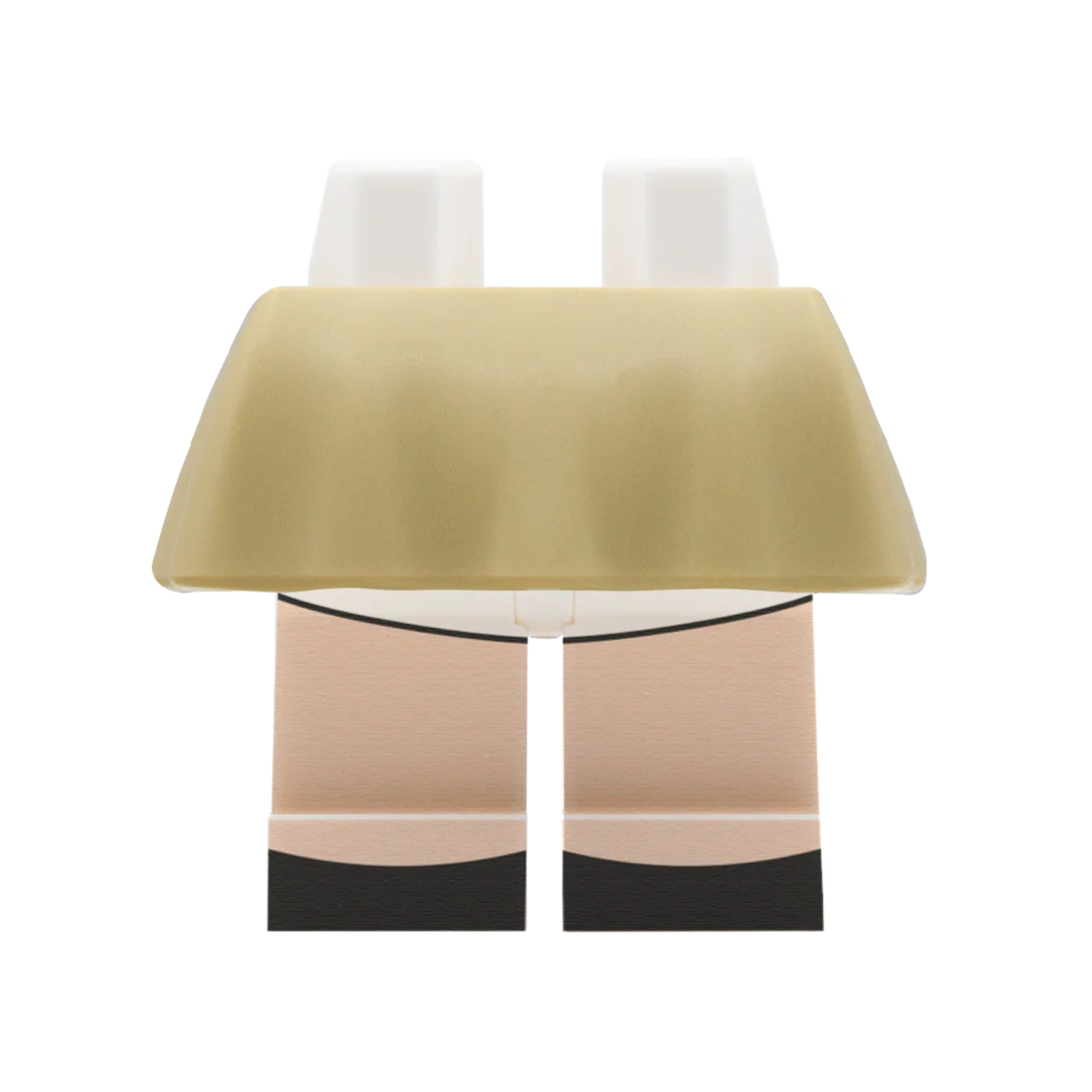 LEGO Light Tan Skirt With Shorts - Minifigure Skirt - Image 3