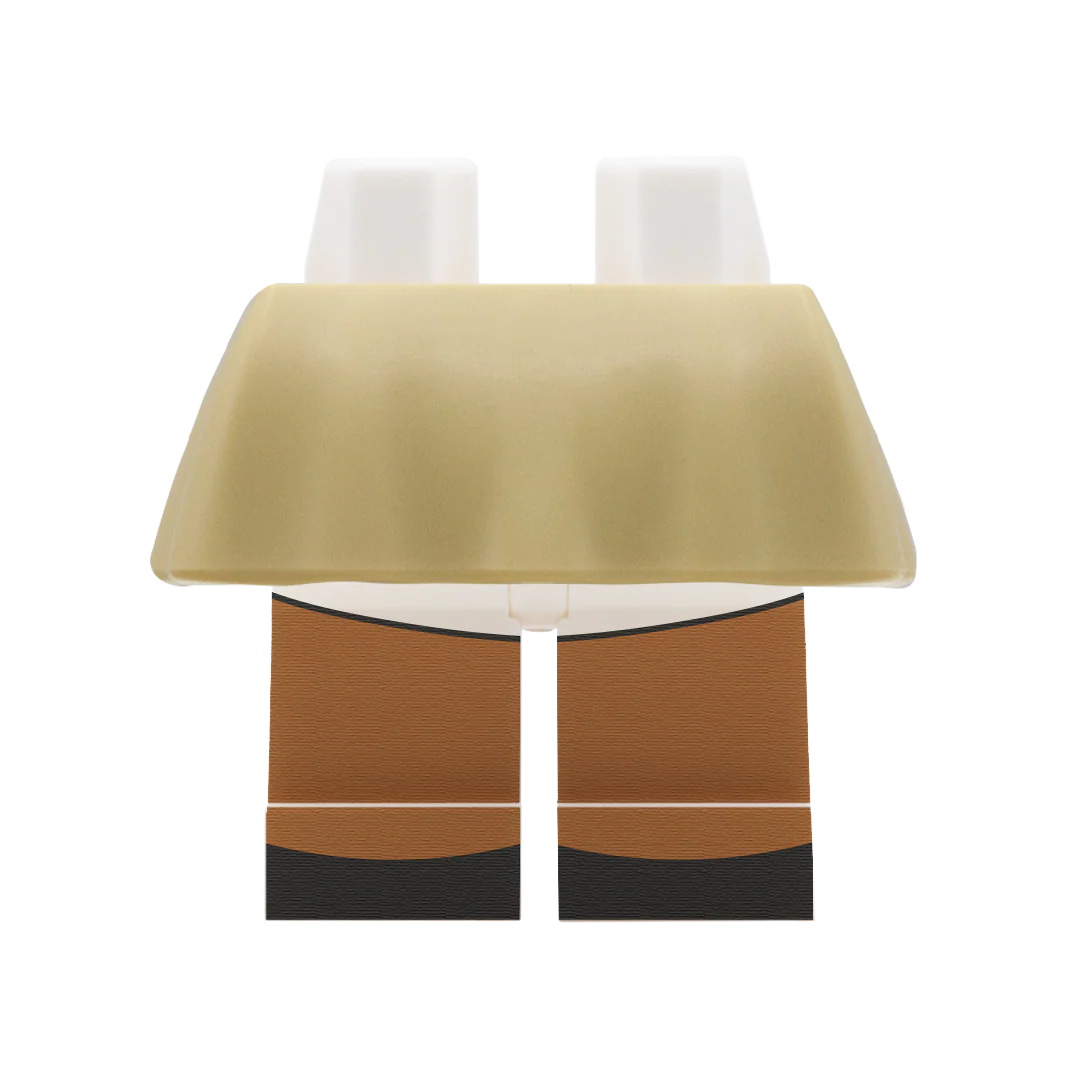 LEGO Light Tan Skirt With Shorts - Minifigure Skirt - Image 7
