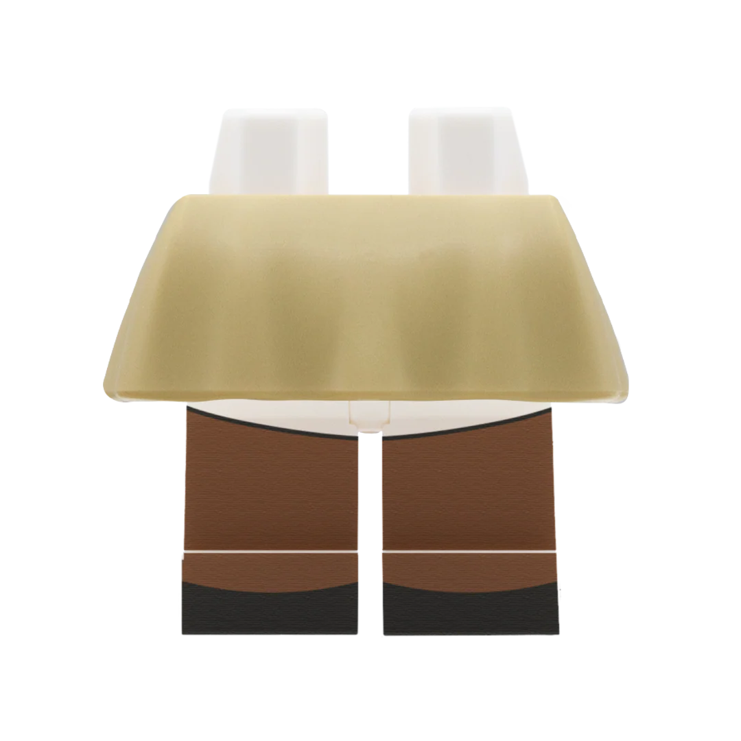 LEGO Light Tan Skirt With Shorts - Minifigure Skirt - Image 9