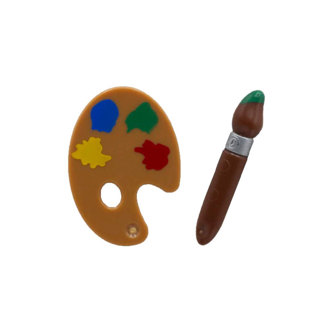 LEGO Pallette and Brush Set - Minifigure Accessory