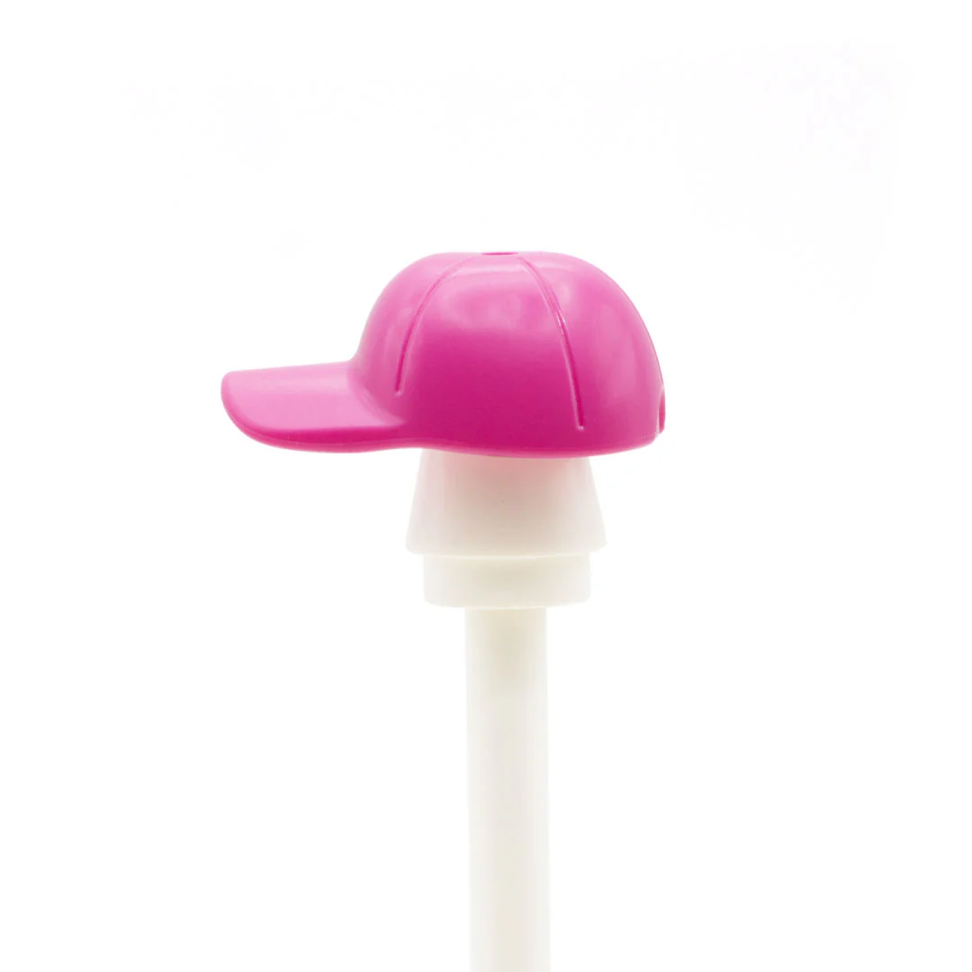 LEGO Pink Lined Baseball Cap - Minifigure Hat - Image 2