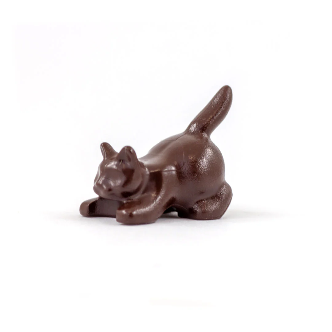 LEGO Pouncing Cat (Dark Brown)