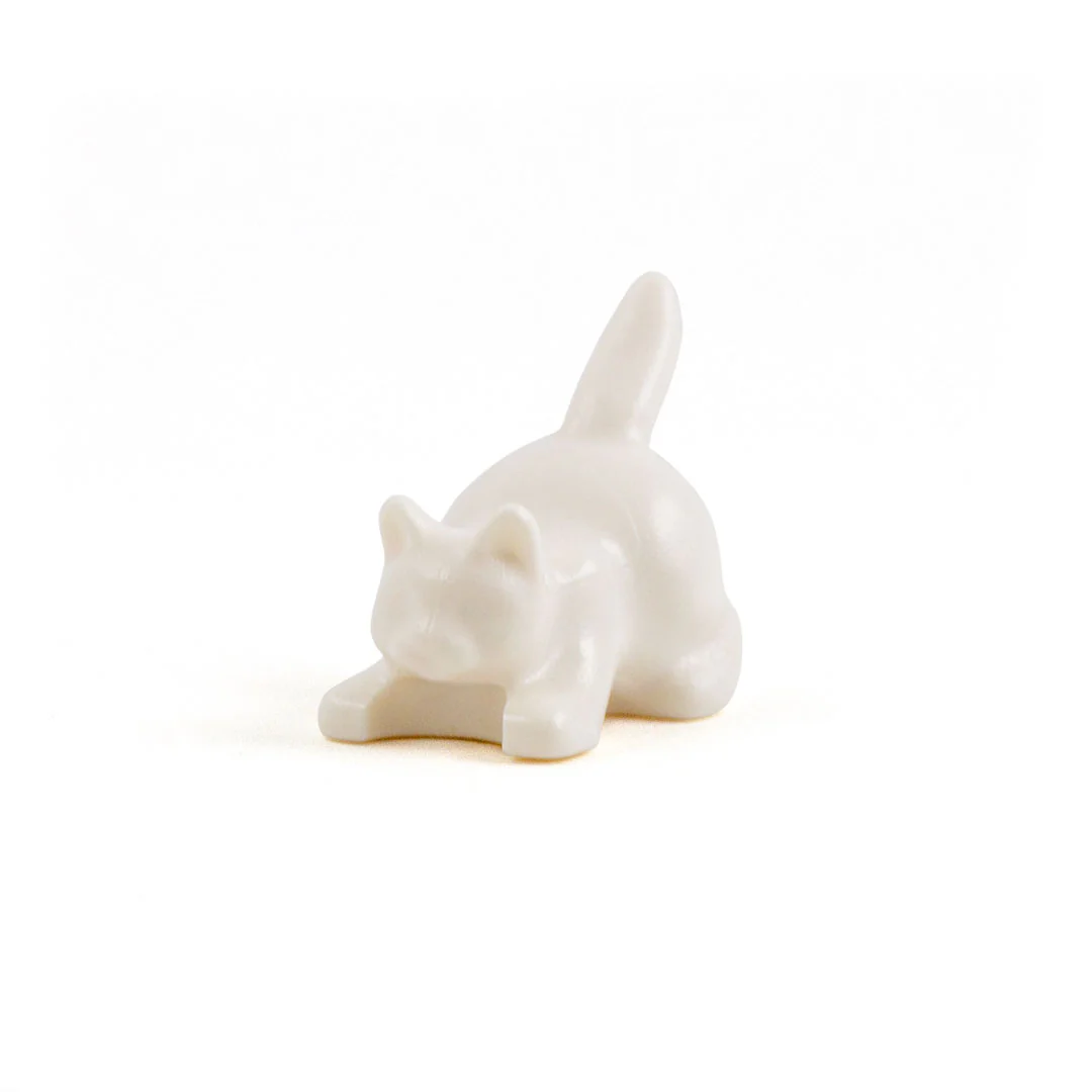 LEGO Pouncing Cat (White)