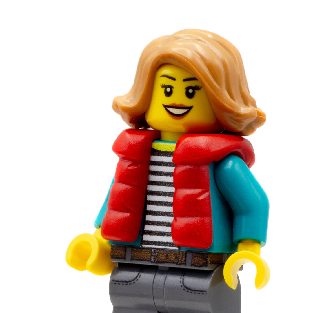 LEGO Puff Vest - Minifigure Accessory - Image 4