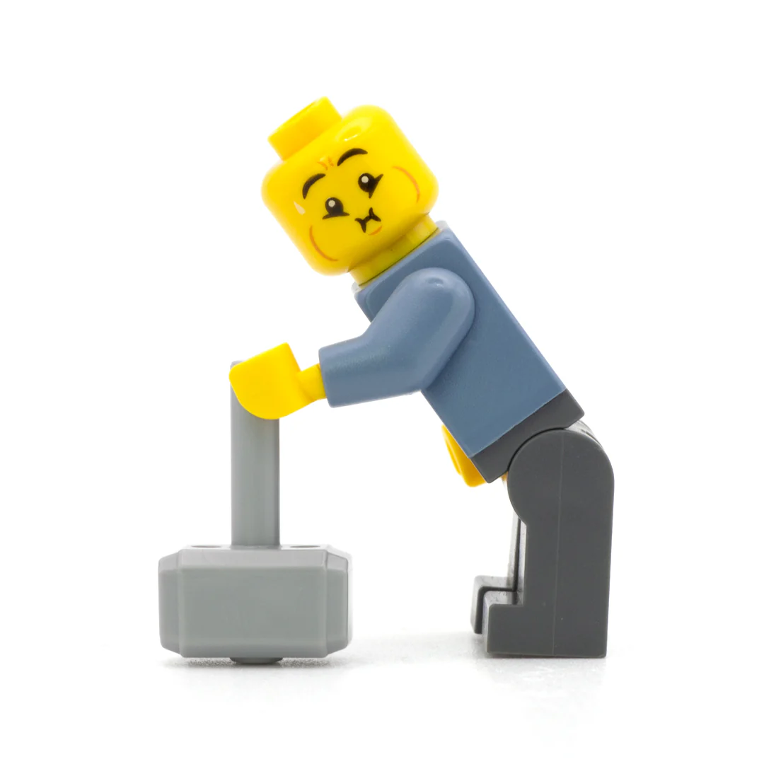 LEGO Viking Hammer - Minifigure Accessory - Image 2