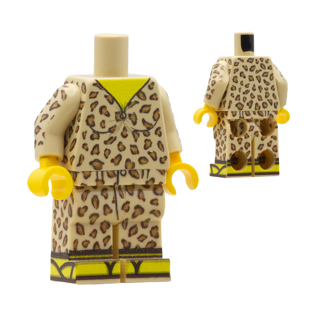 Leopard Print Full Outfit - Custom Design Minifigure Outfit