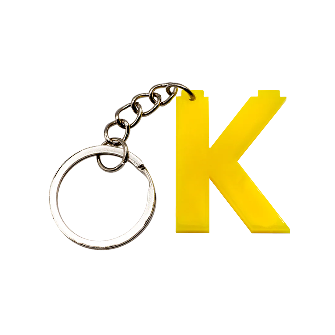 Letter Keychain - Laser Cut Acrylic - Image 11