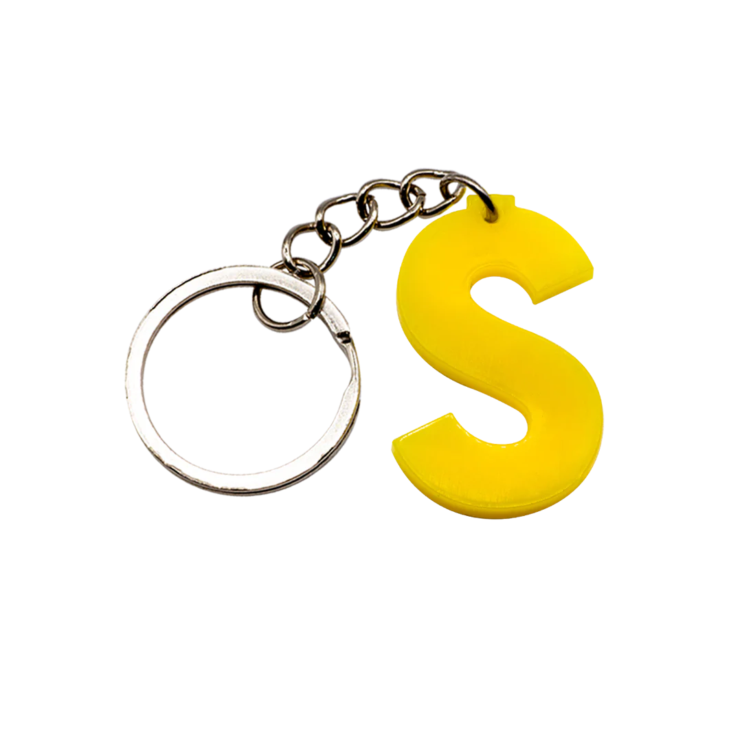 Letter Keychain - Laser Cut Acrylic - Image 19