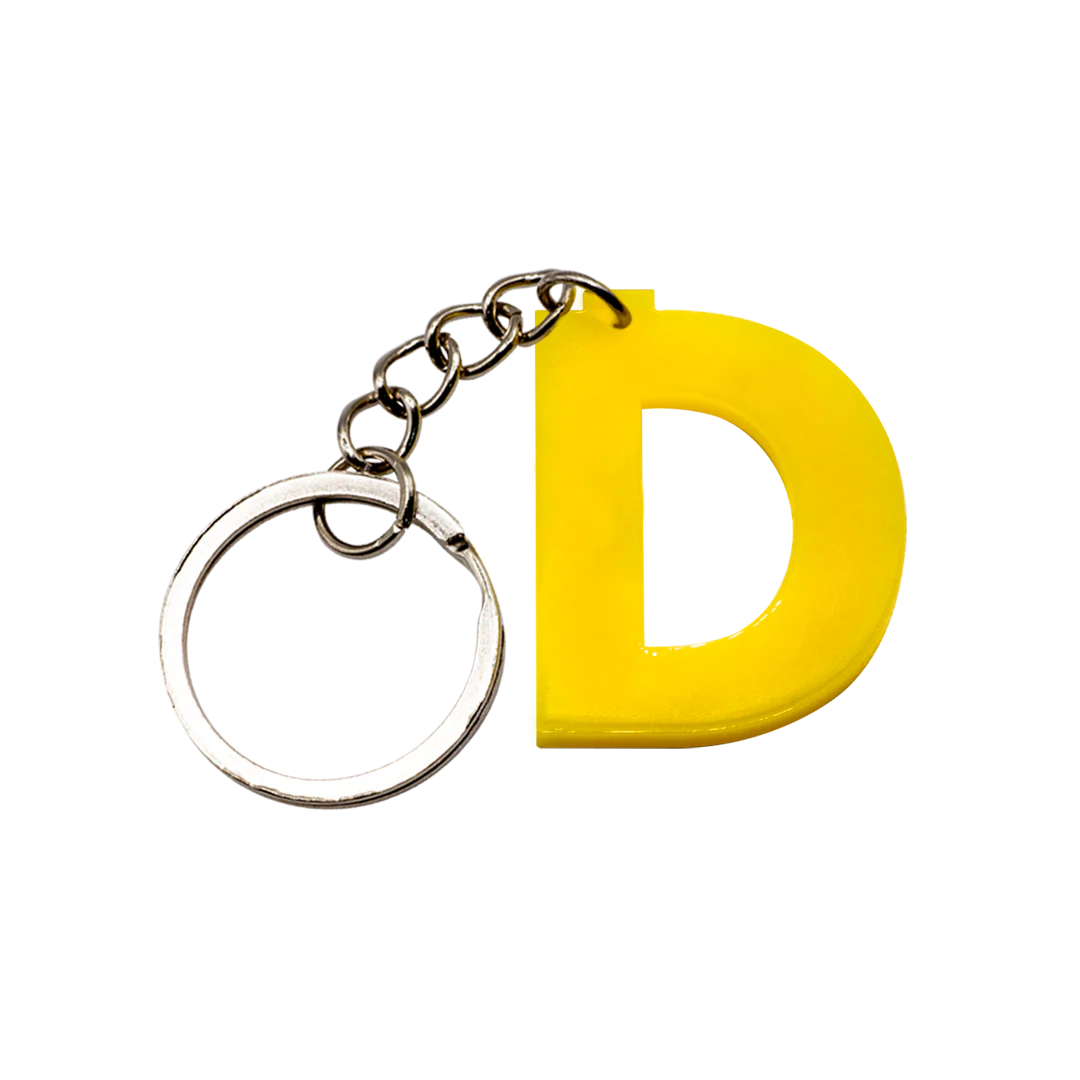 Letter Keychain - Laser Cut Acrylic - Image 4