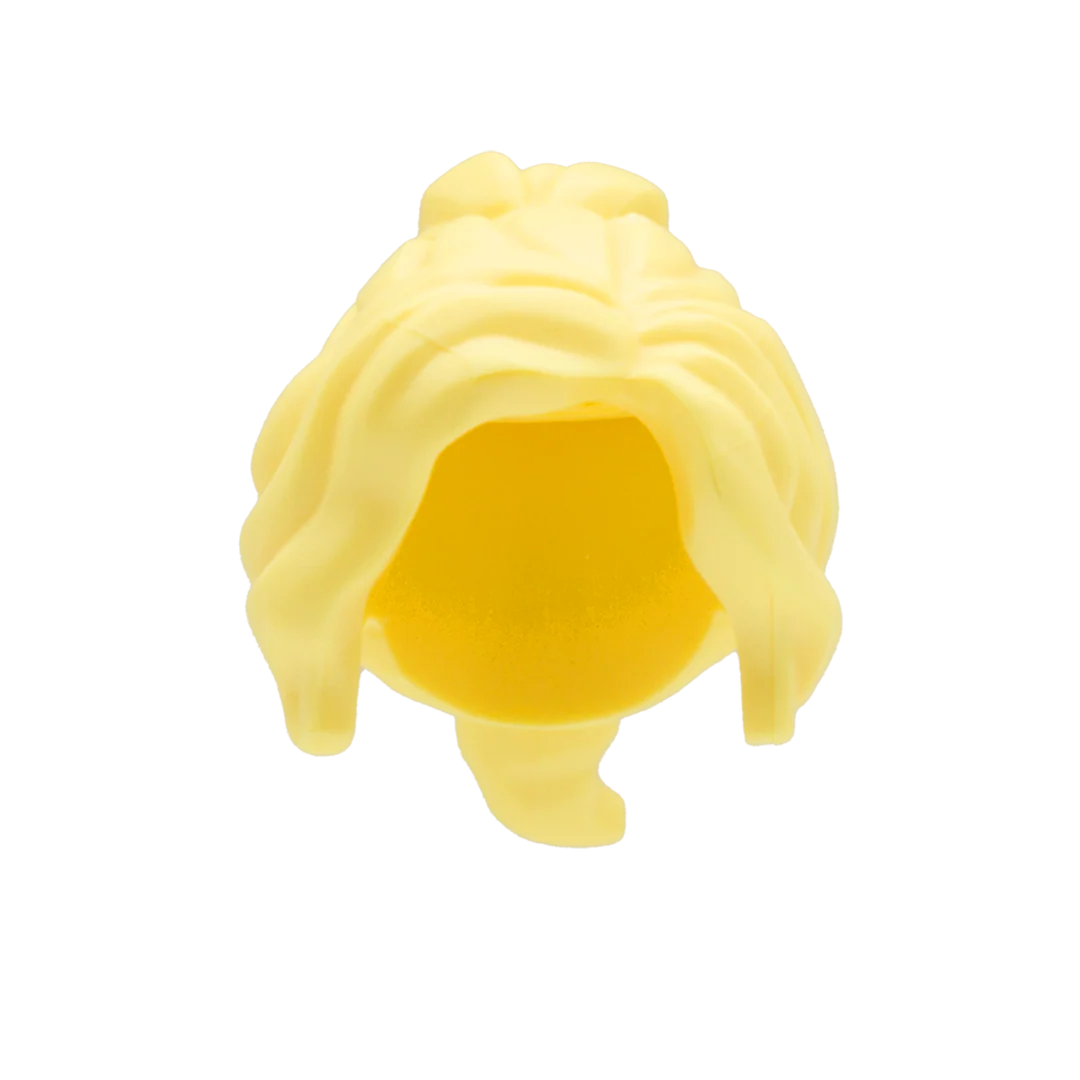 Light Blonde Thick Ponytail - LEGO Minifigure Hair