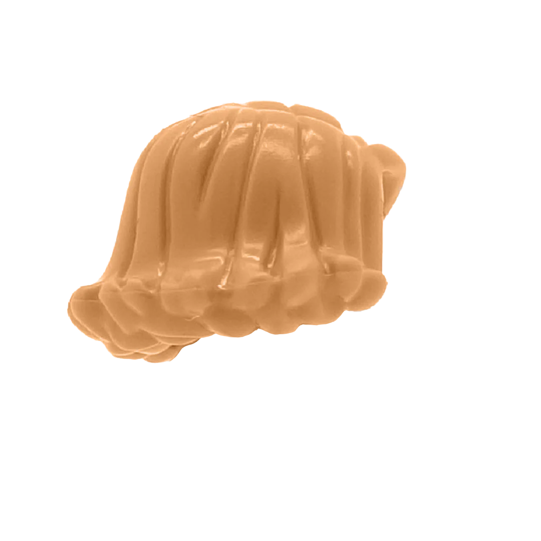 Light Ginger Flicked Out Bob - LEGO Minifigure Hair - Image 2