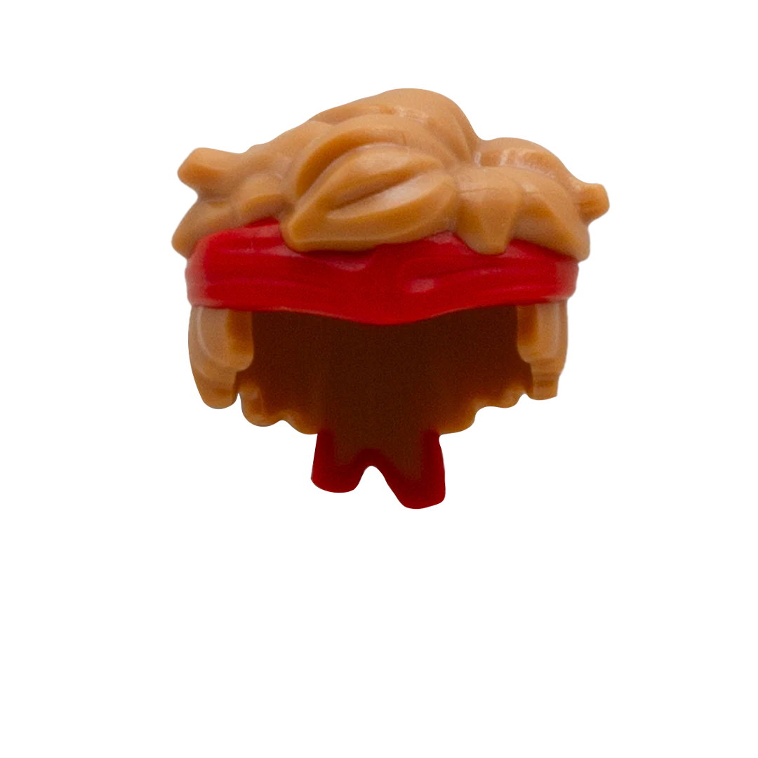Light Ginger Hair with Headband - LEGO Minifigure Hair