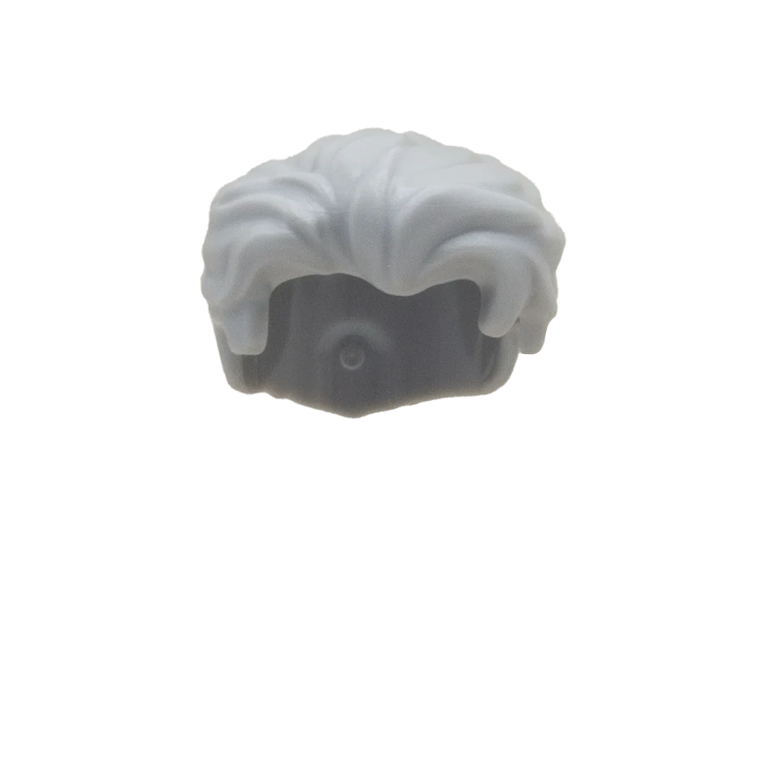 Light Grey Trendy Swept - LEGO Minifigure Hair