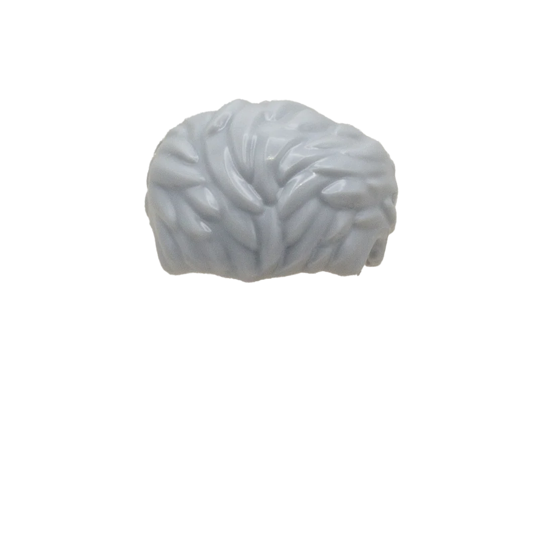 Light Grey Trendy Swept - LEGO Minifigure Hair - Image 3