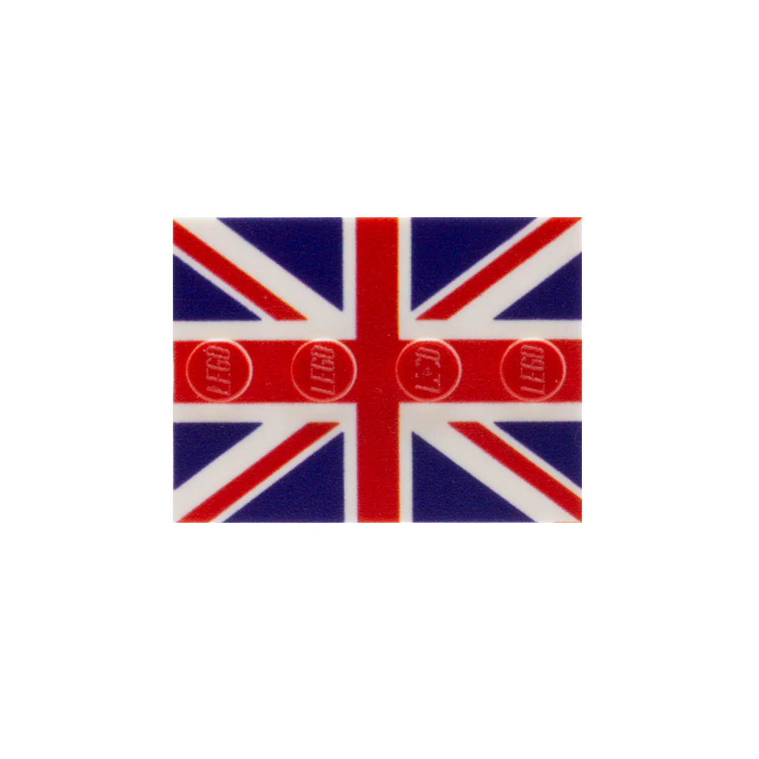 Little Union Flag Baseplate - Custom Printed Baseplate