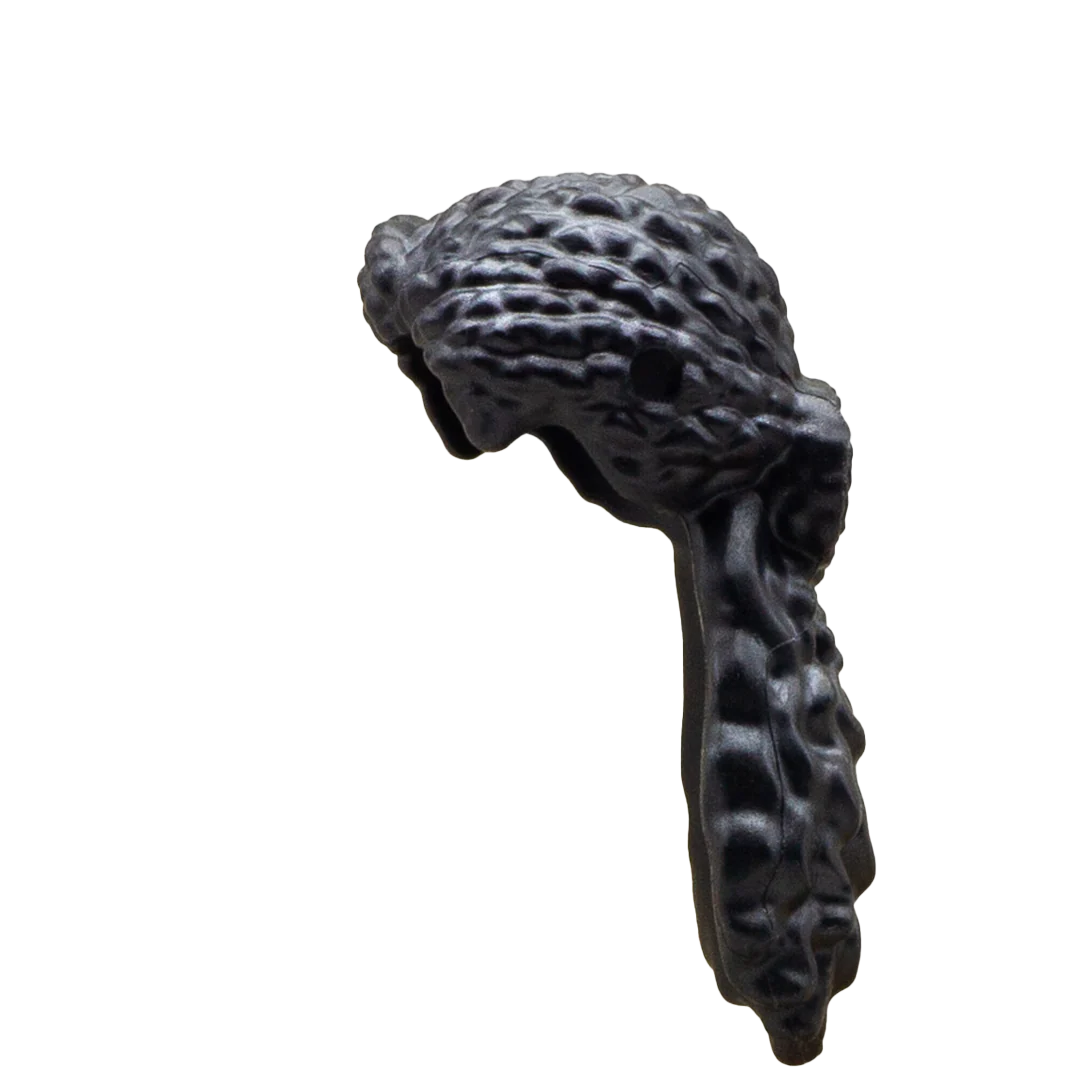 Long Black Wavy Witch's Hair - LEGO Minifigure Hair - Image 3