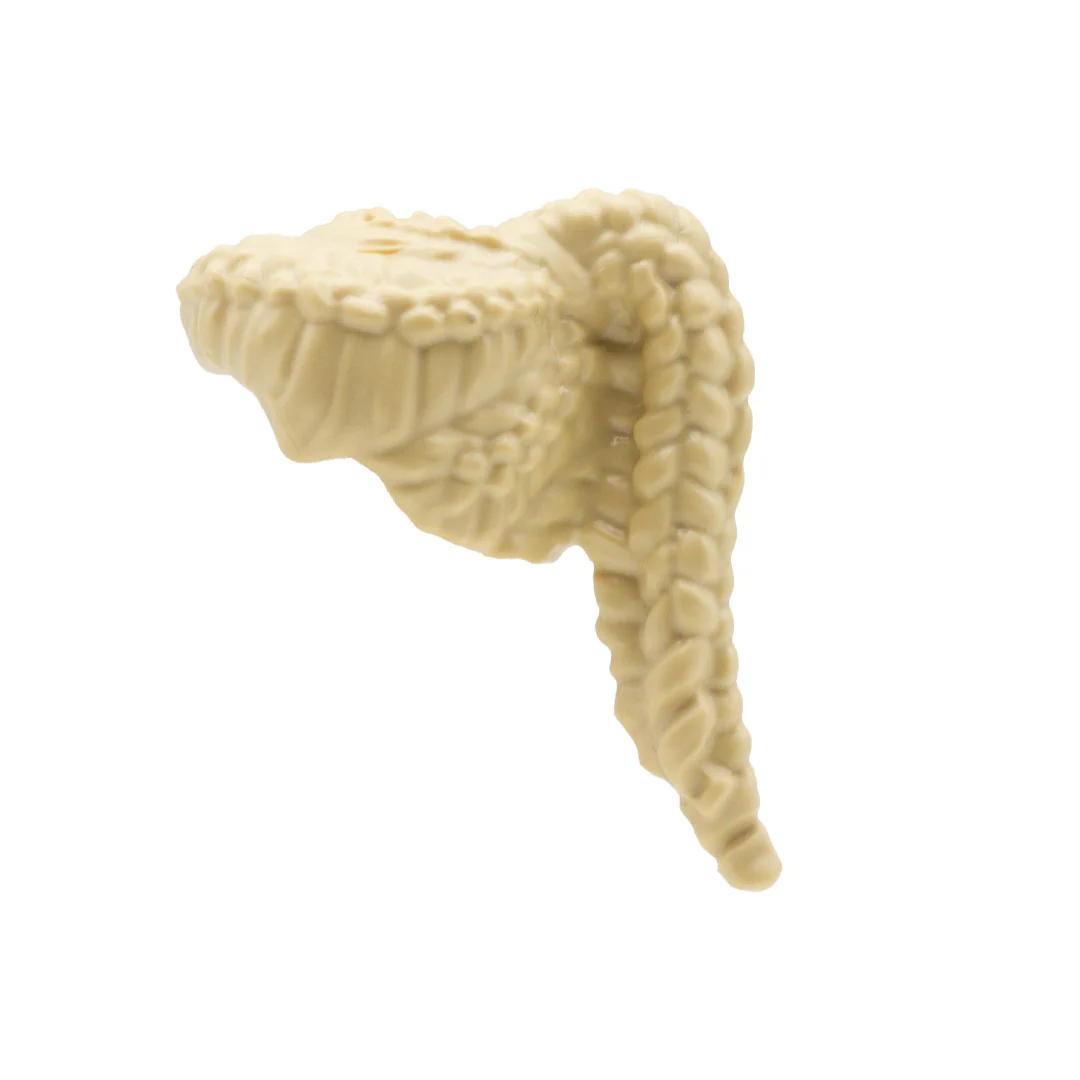 Long Blonde Ponytail with Small Braids - LEGO Minifigure Hair - Image 2