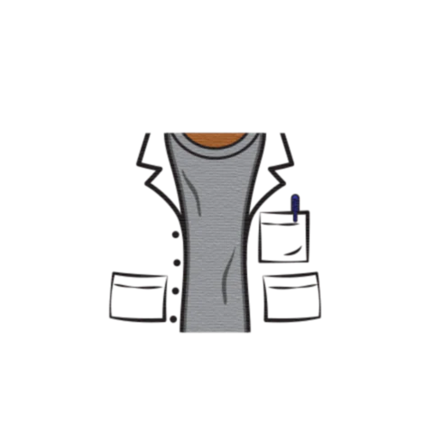 Loose Lab Coat - Custom Design Minifigure Torso - Image 37