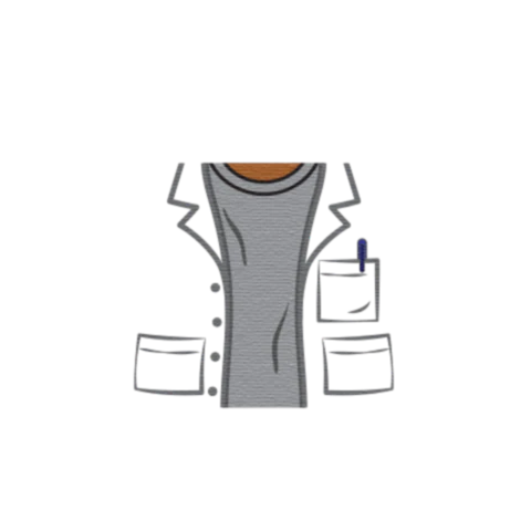 Loose Lab Coat - Custom Design Minifigure Torso - Image 38