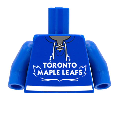 Maple Leafs (Add name and number) - Custom Design Minifigure Torso