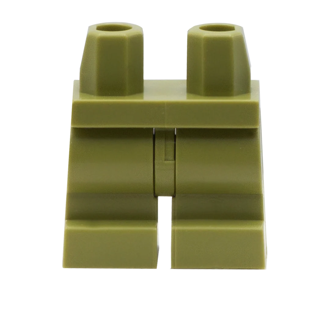 Medium Khaki (Muddy Green) Legs - LEGO Minifigure Legs