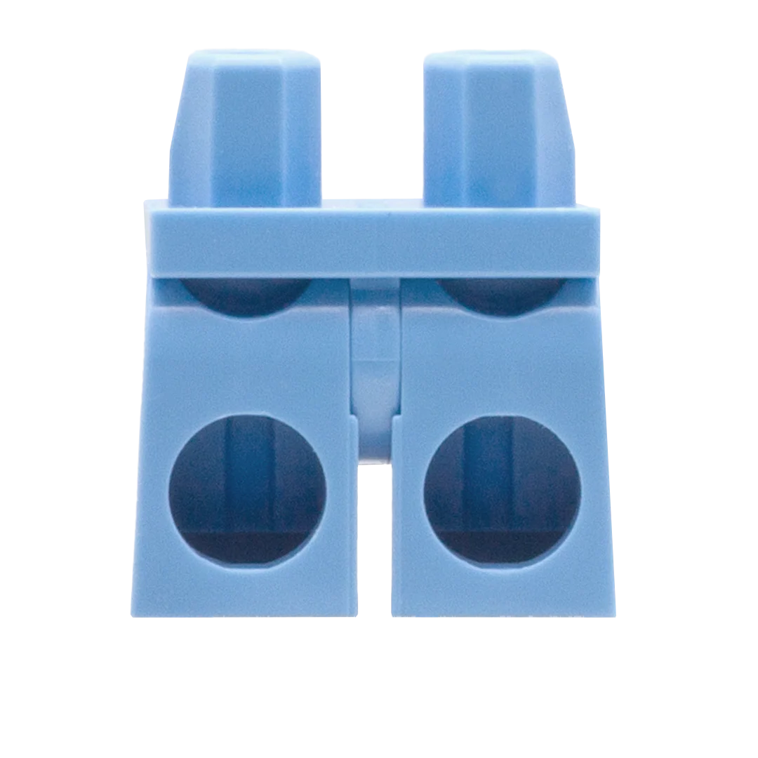 Medium Legs (Light Blue) - LEGO Minifigure Legs - Image 2