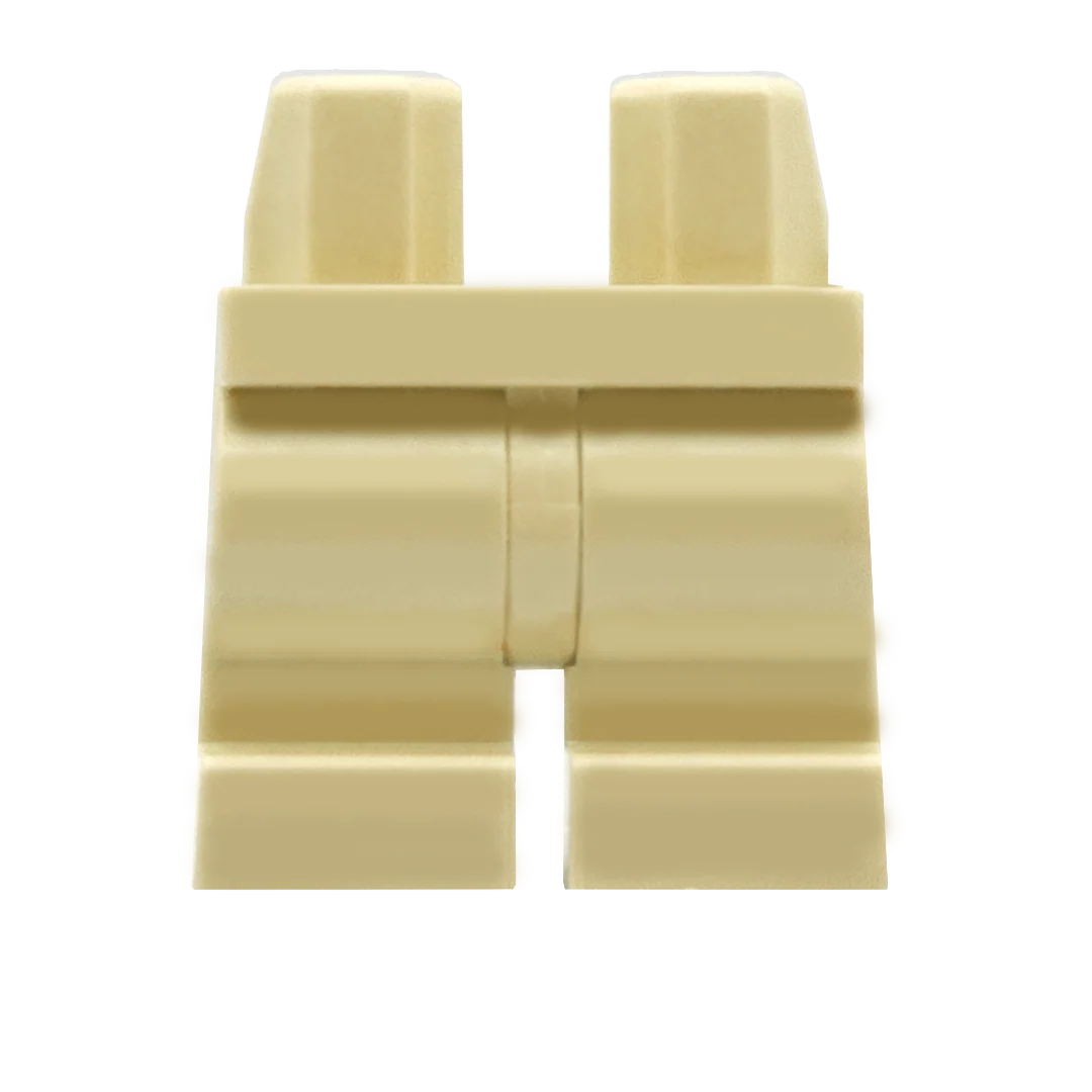 Medium Legs (Light Tan) - LEGO Minifigure Legs