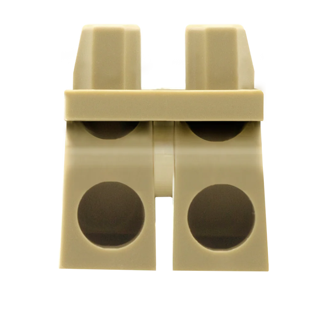 Medium Legs (Light Tan) - LEGO Minifigure Legs - Image 2