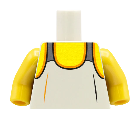 Men's Running Vest - Custom Design Minifigure Torso - Image 4