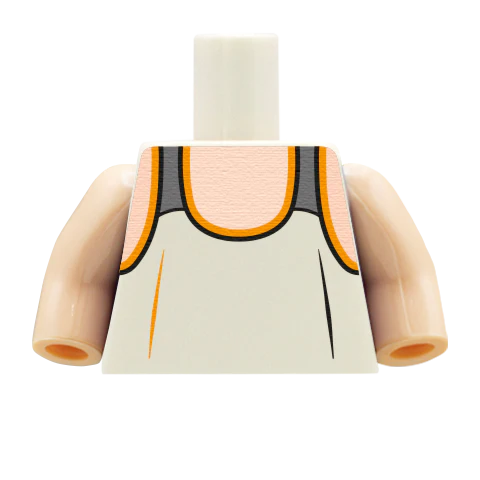 Men's Running Vest - Custom Design Minifigure Torso - Image 5