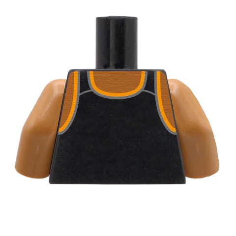 Men's Running Vest with Phone Armband - Custom Design Minifigure Torso - Image 12