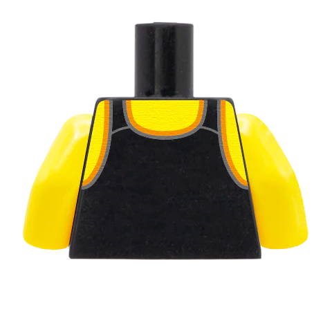Men's Running Vest with Phone Armband - Custom Design Minifigure Torso - Image 9