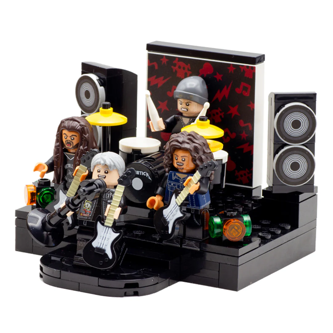 Metal Band - Custom Design Minifigure Set - Image 4